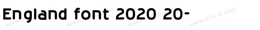 England font 2020 20字体转换